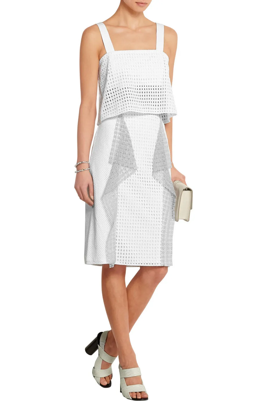 3.1 Phillip Lim Broderie Anglaise Cotton Top and Skirt