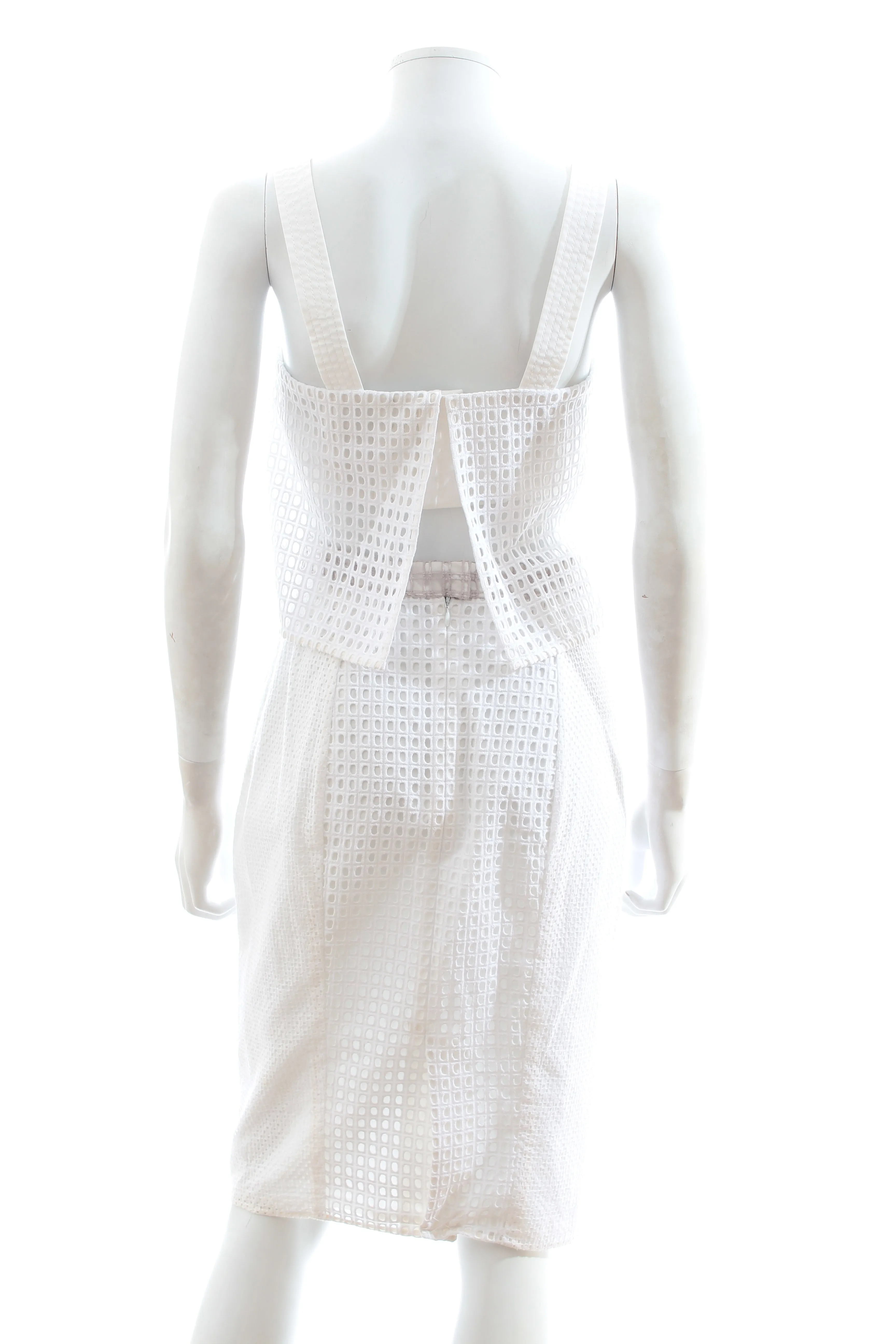 3.1 Phillip Lim Broderie Anglaise Cotton Top and Skirt