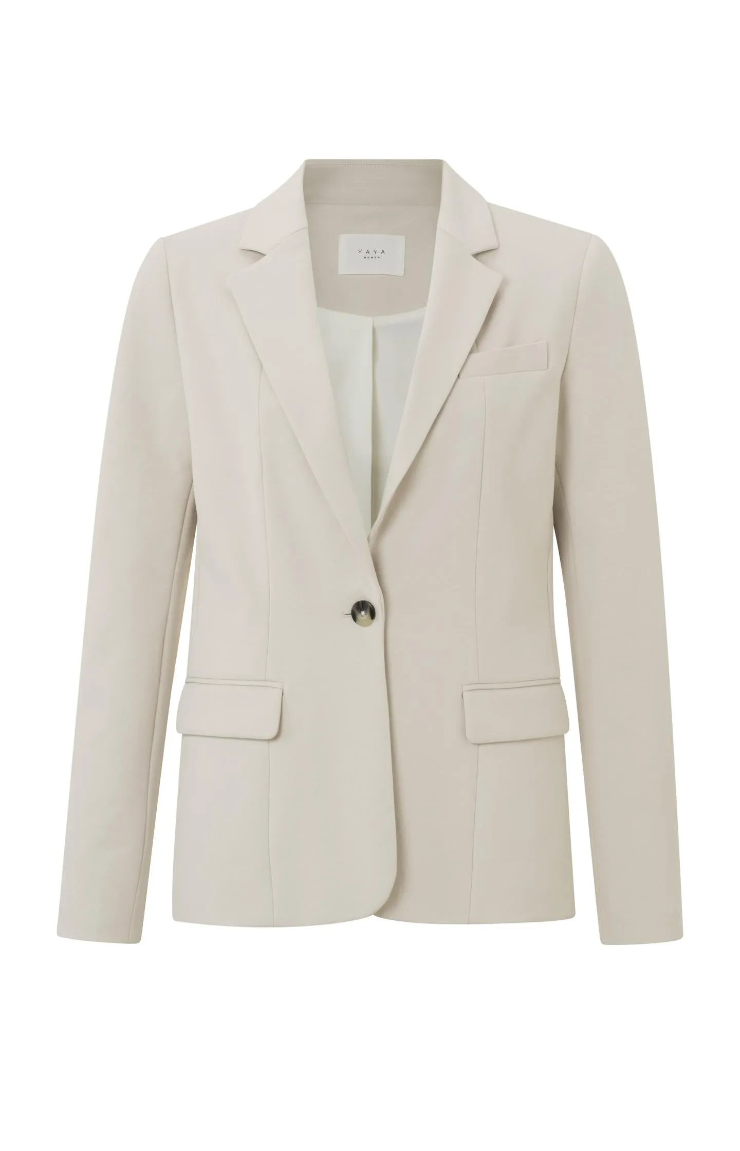 Blazer with long sleeves, button and pockets in slim fit