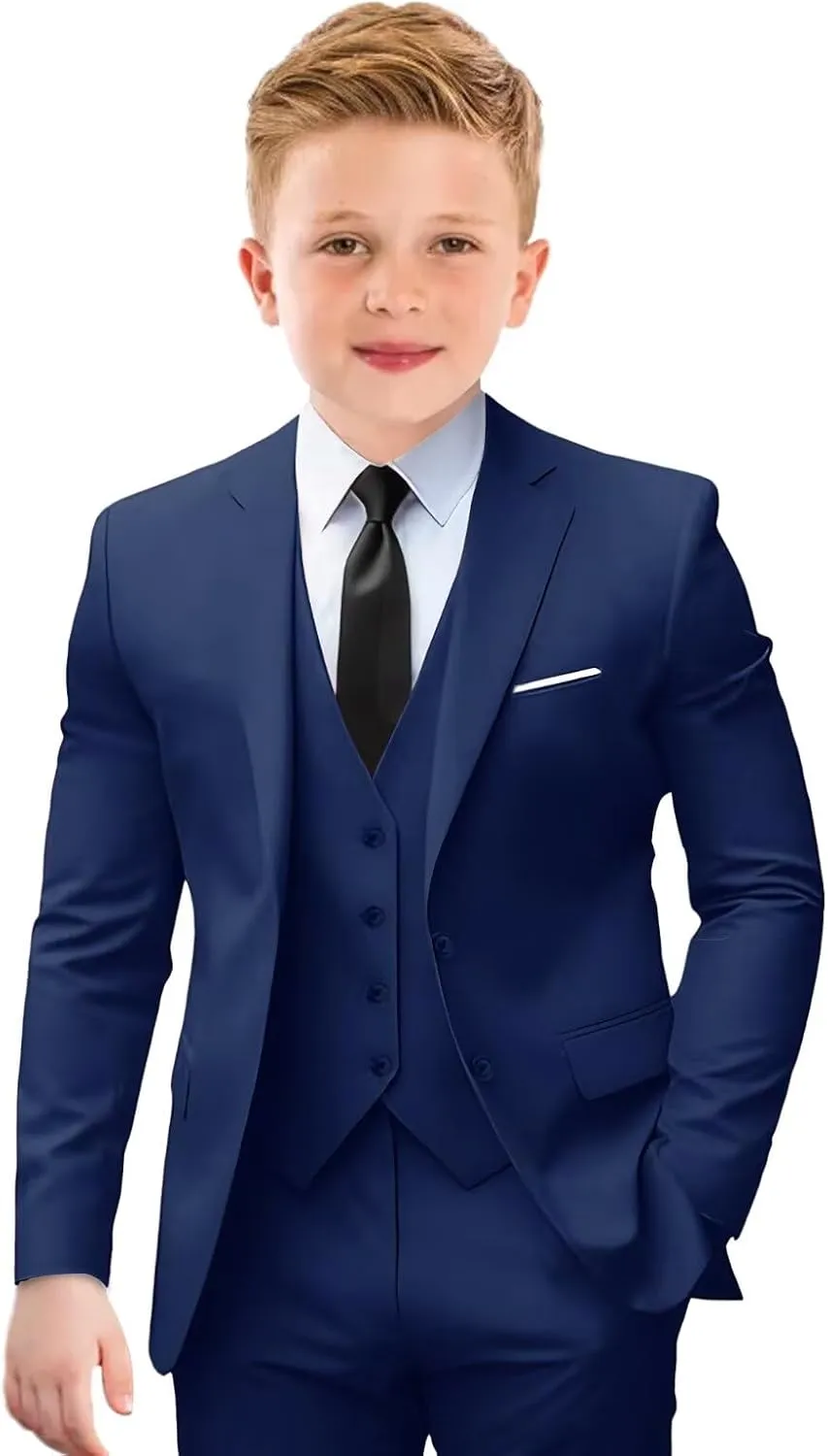 Boys Suit Formal Suits for Boys Slim Fit Tuxedo Suits Set Boy Dress Clothes Toddler Wedding Outfit