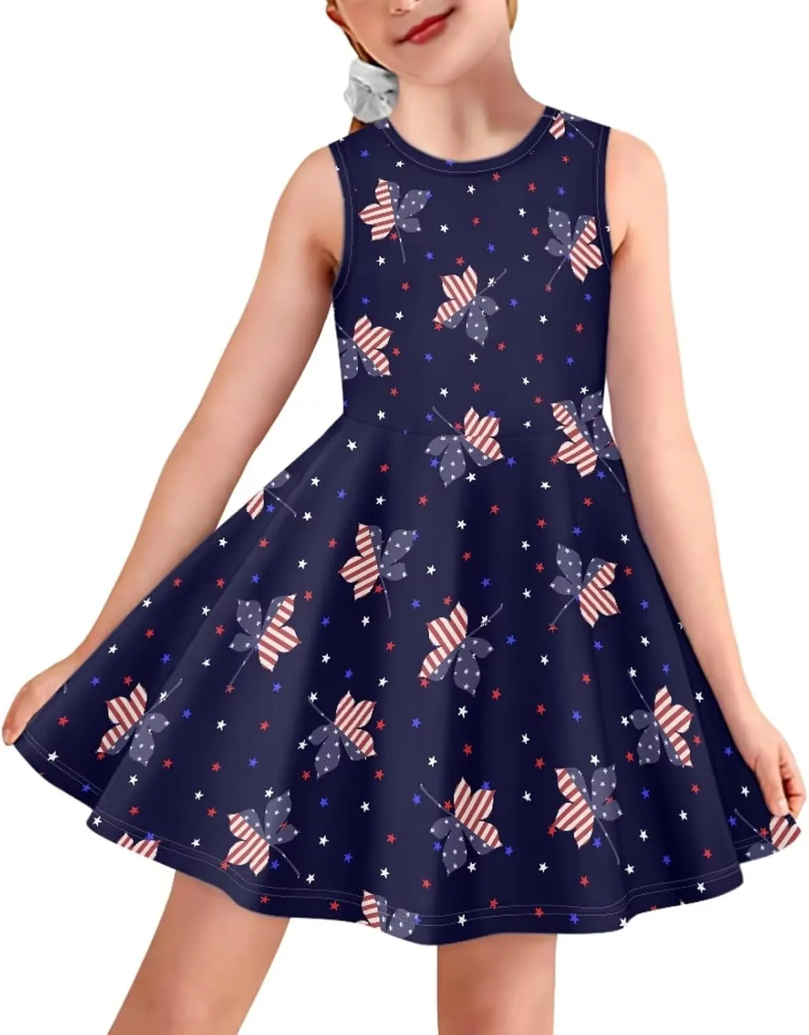 Casual Princess Summer Dresses for Baby Little Girl Halter O-Neck Beach Sundress Plus Size 3-16Y Kids Toddler Skirt