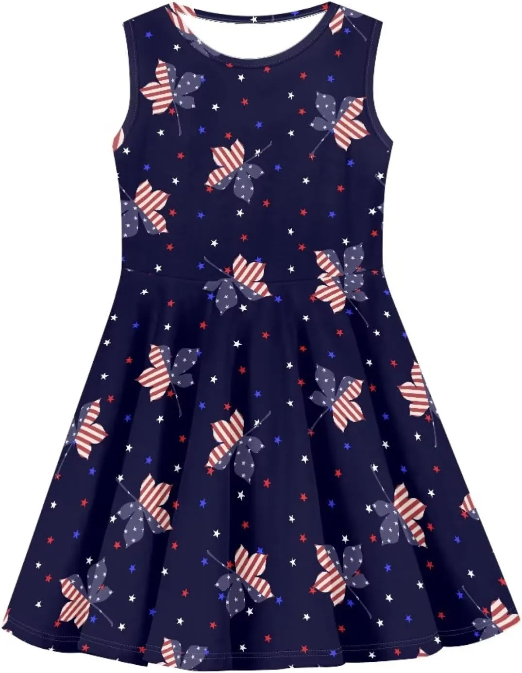 Casual Princess Summer Dresses for Baby Little Girl Halter O-Neck Beach Sundress Plus Size 3-16Y Kids Toddler Skirt