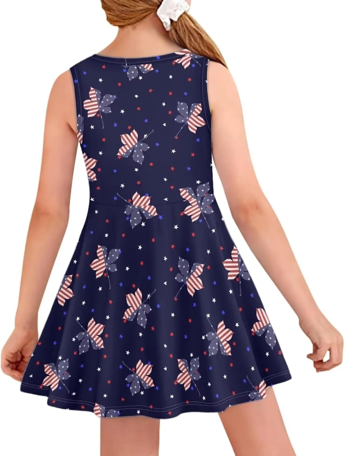 Casual Princess Summer Dresses for Baby Little Girl Halter O-Neck Beach Sundress Plus Size 3-16Y Kids Toddler Skirt