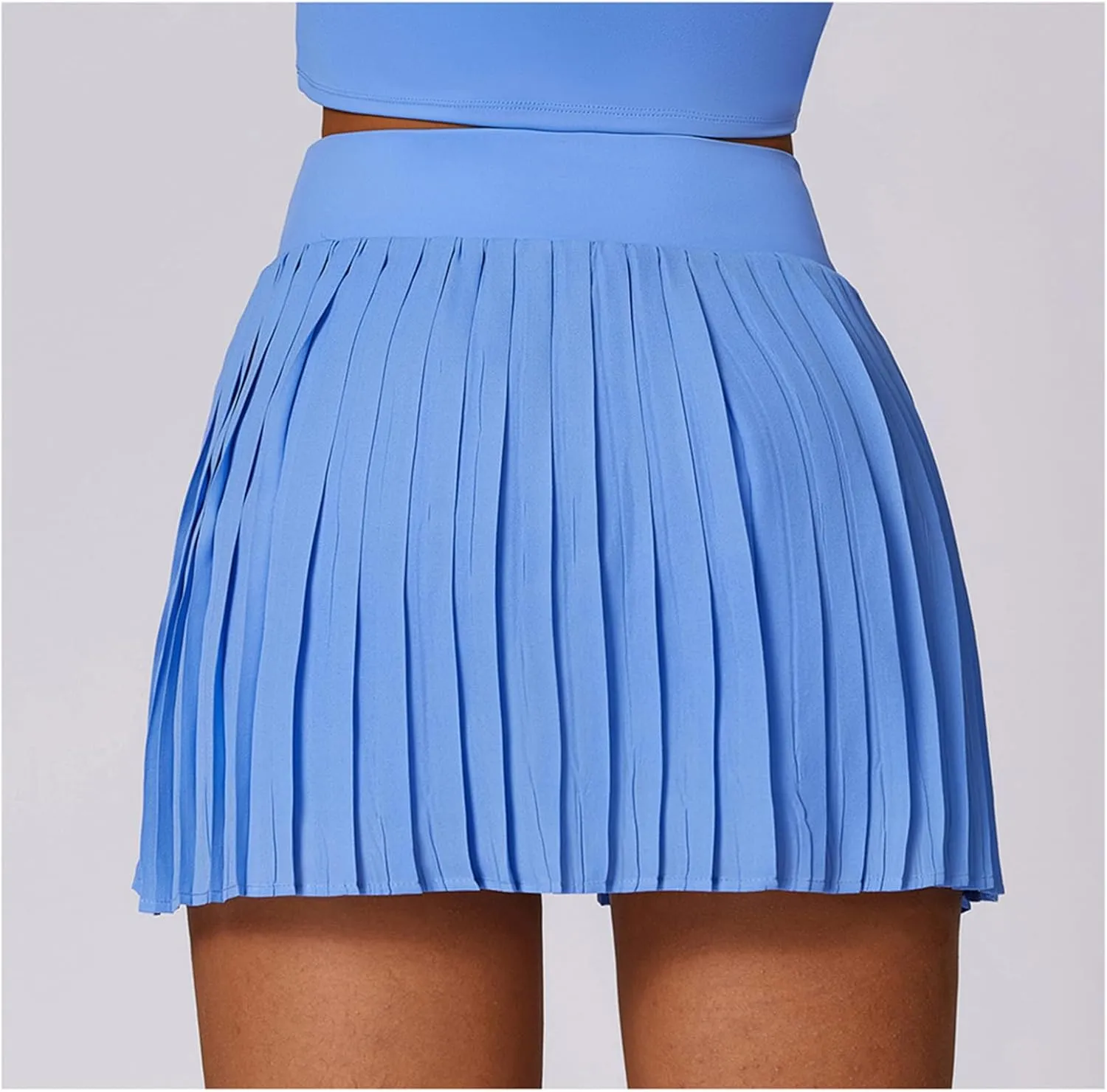 crazynekos Skorts for Women Lightweight Skirt Athletic Inner Shorts Workout Summer Sports Pleated Skirt
