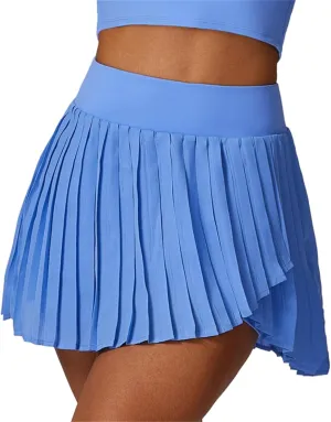 crazynekos Skorts for Women Lightweight Skirt Athletic Inner Shorts Workout Summer Sports Pleated Skirt
