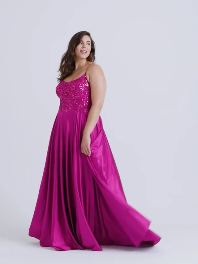 Faviana Plus Sizes Dress 9582