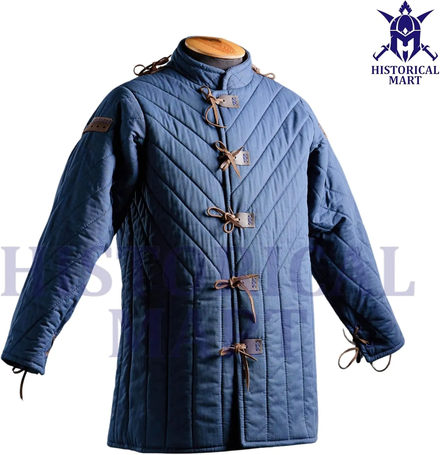 Gambeson Thick Padded Coat Aketon Jacket Armor, Art Cotton Fabrics Dress SCA Padded Witcher