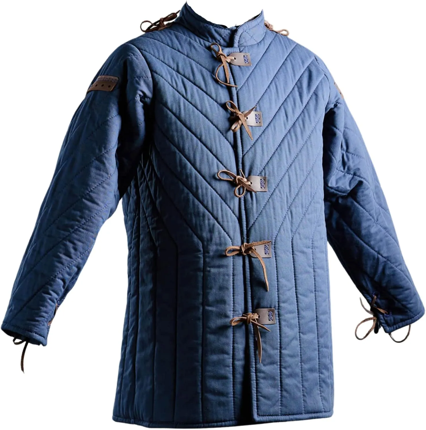 Gambeson Thick Padded Coat Aketon Jacket Armor, Art Cotton Fabrics Dress SCA Padded Witcher