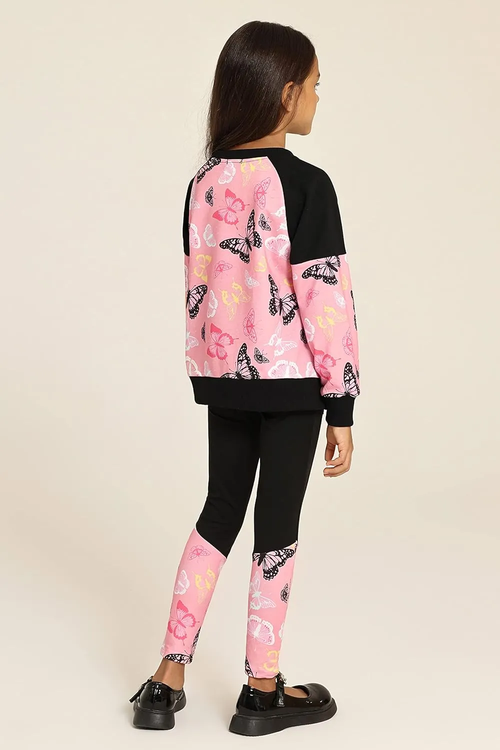 GRACE KARIN Girls Clothes Sweatshirt for Teen Girls Fashion Outfits Sweapants Leggings Tracksuit Clothing Set Size 5-14