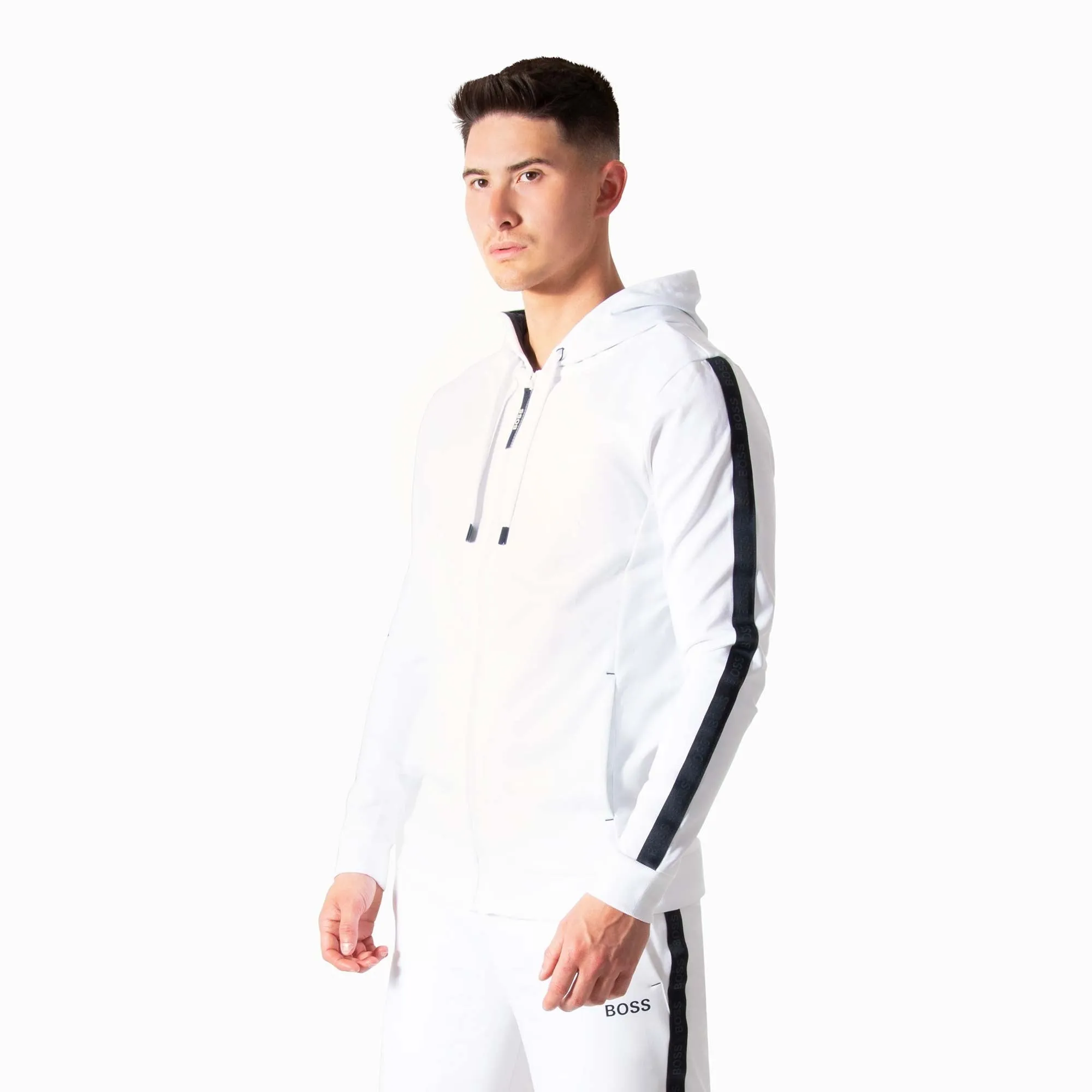 Heritage Logo Tape Trims Hoodie