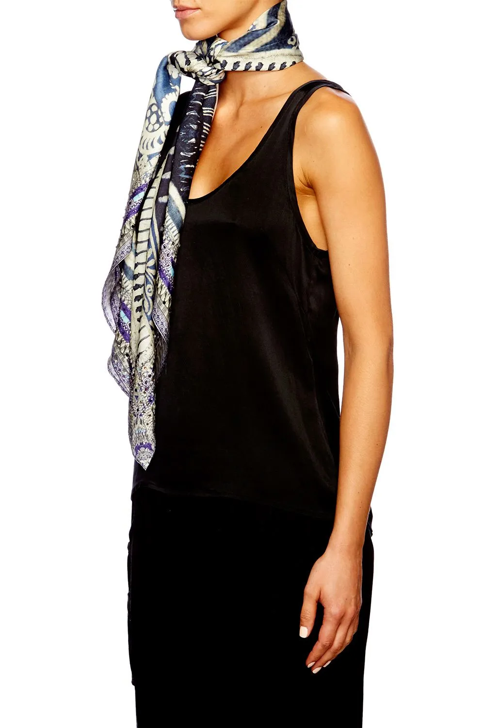 LARGE SQUARE SCARF TALES OF BATIK