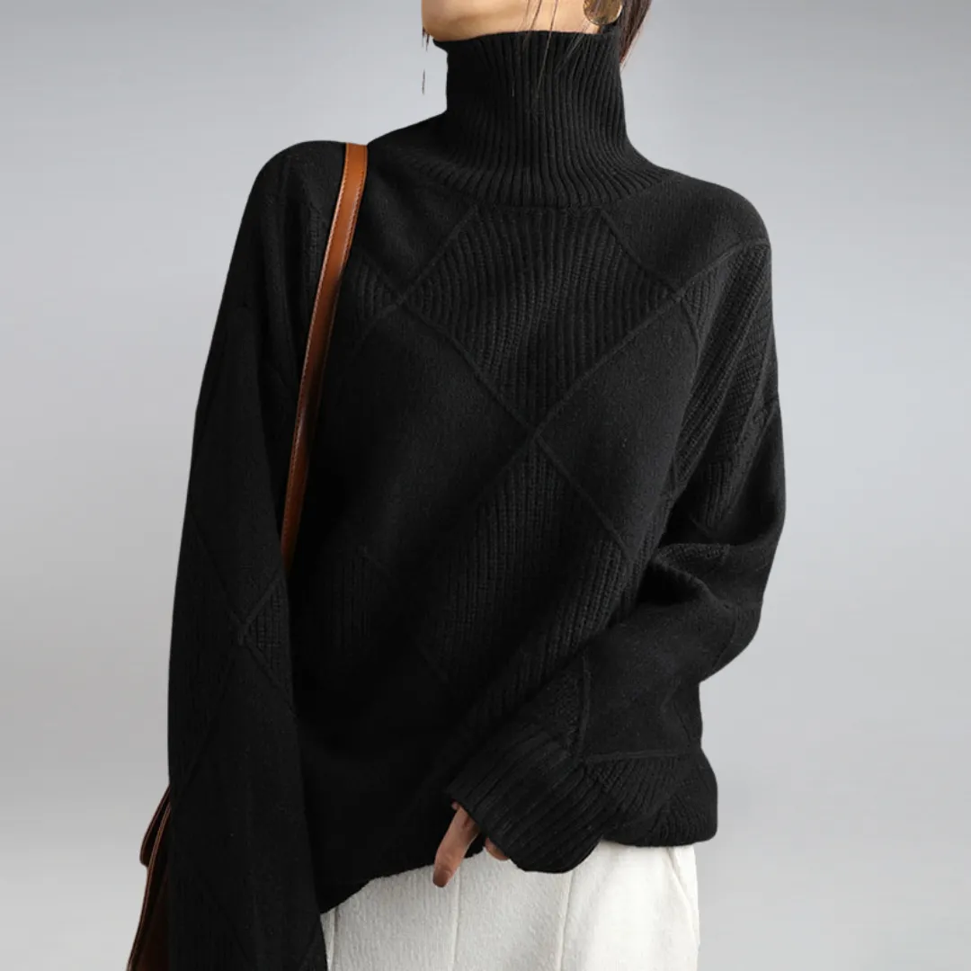 LINLEY | Luxe Ribbed Turtleneck Pullover