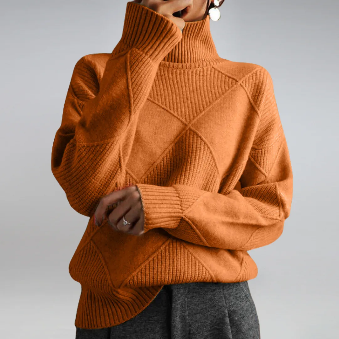 LINLEY | Luxe Ribbed Turtleneck Pullover