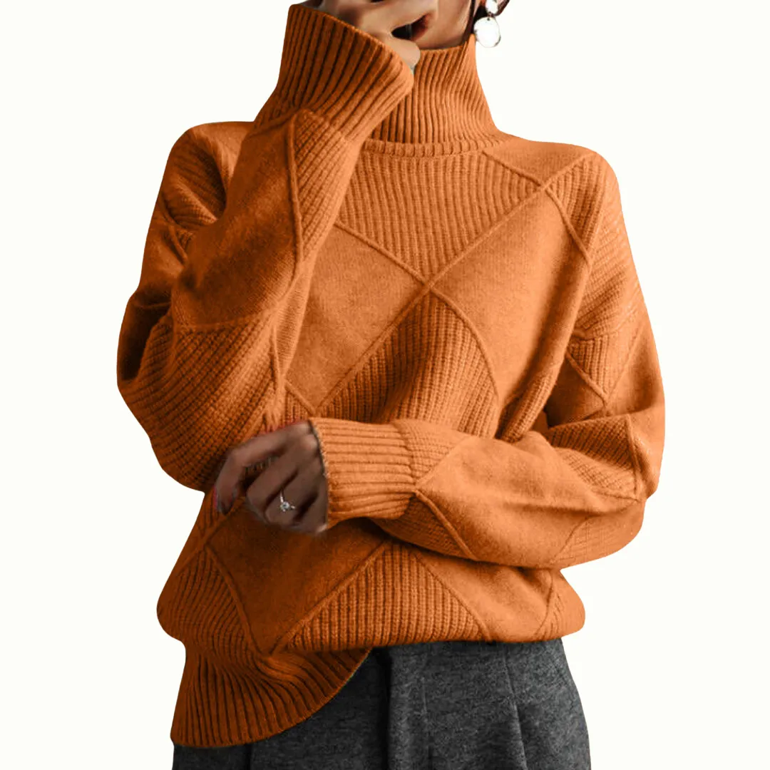 LINLEY | Luxe Ribbed Turtleneck Pullover
