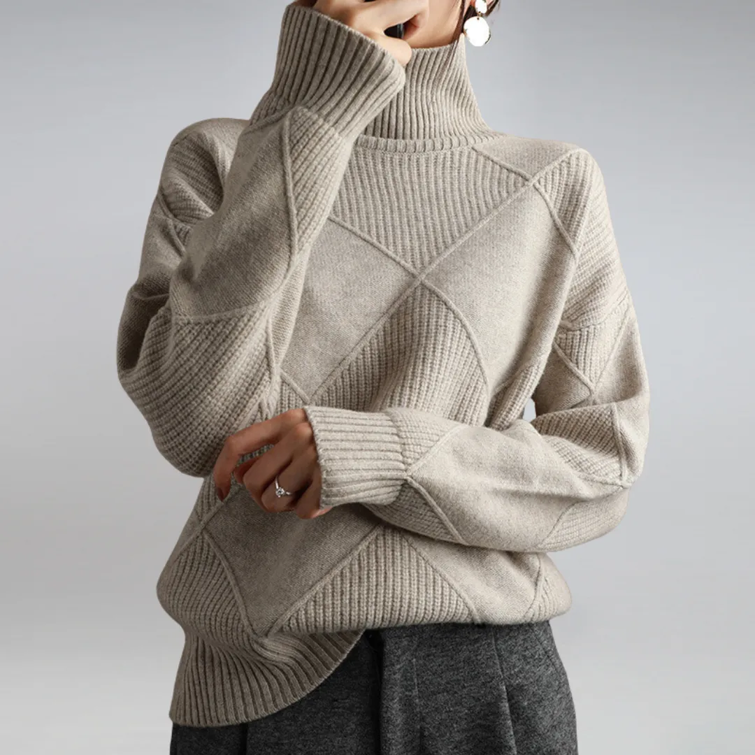 LINLEY | Luxe Ribbed Turtleneck Pullover