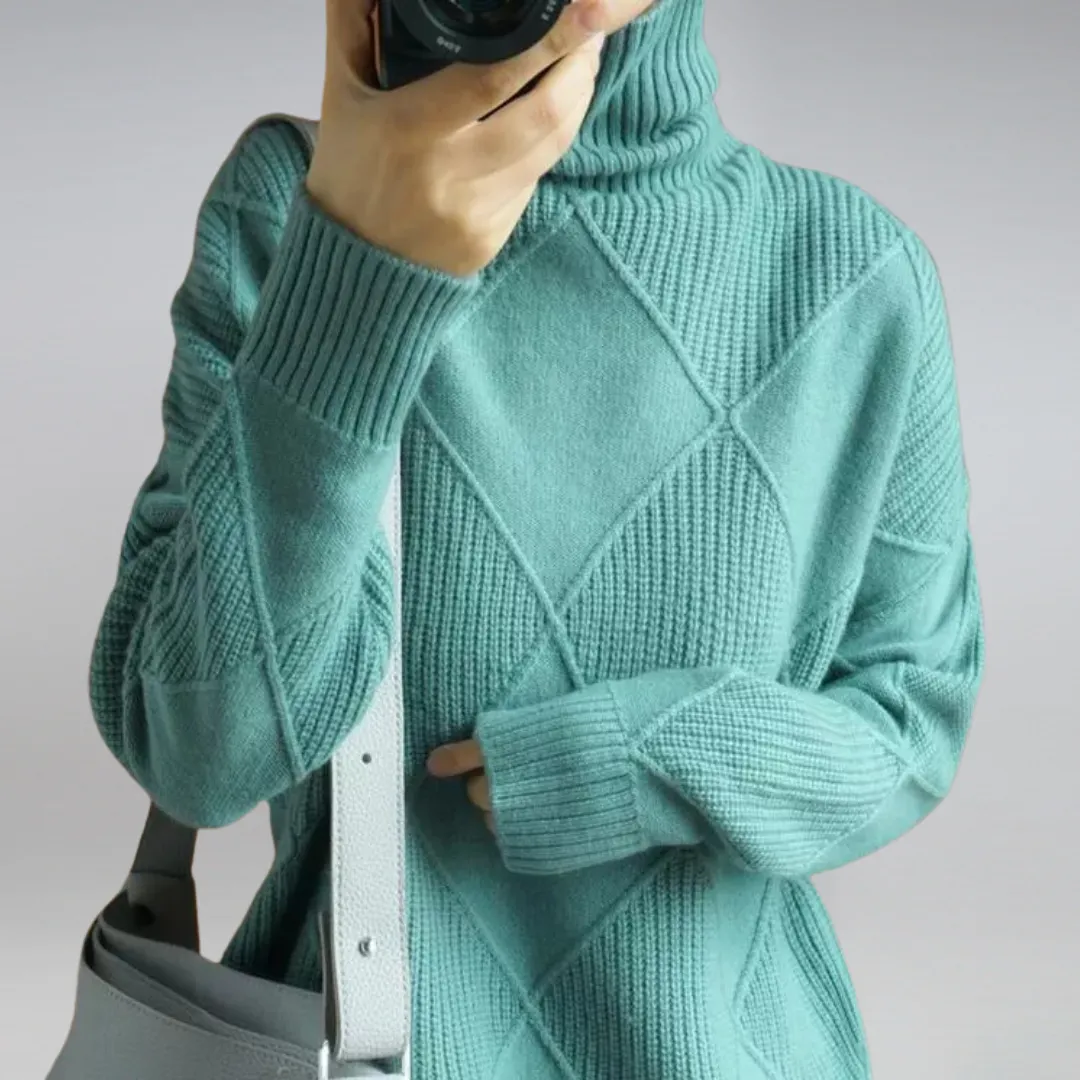 LINLEY | Luxe Ribbed Turtleneck Pullover