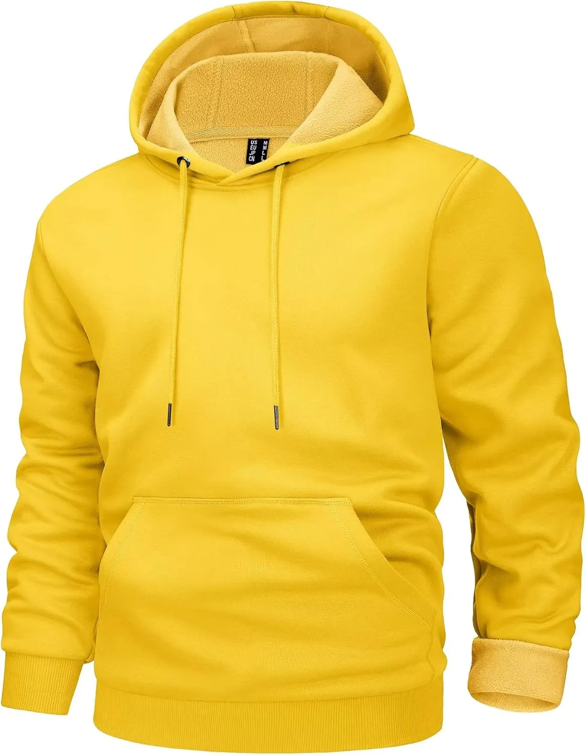 MAGCOMSEN Men's Active Hoodies Fleece Lined Sweatshirts Casual Athletic Workout Pullover With Kangaroo Pocket