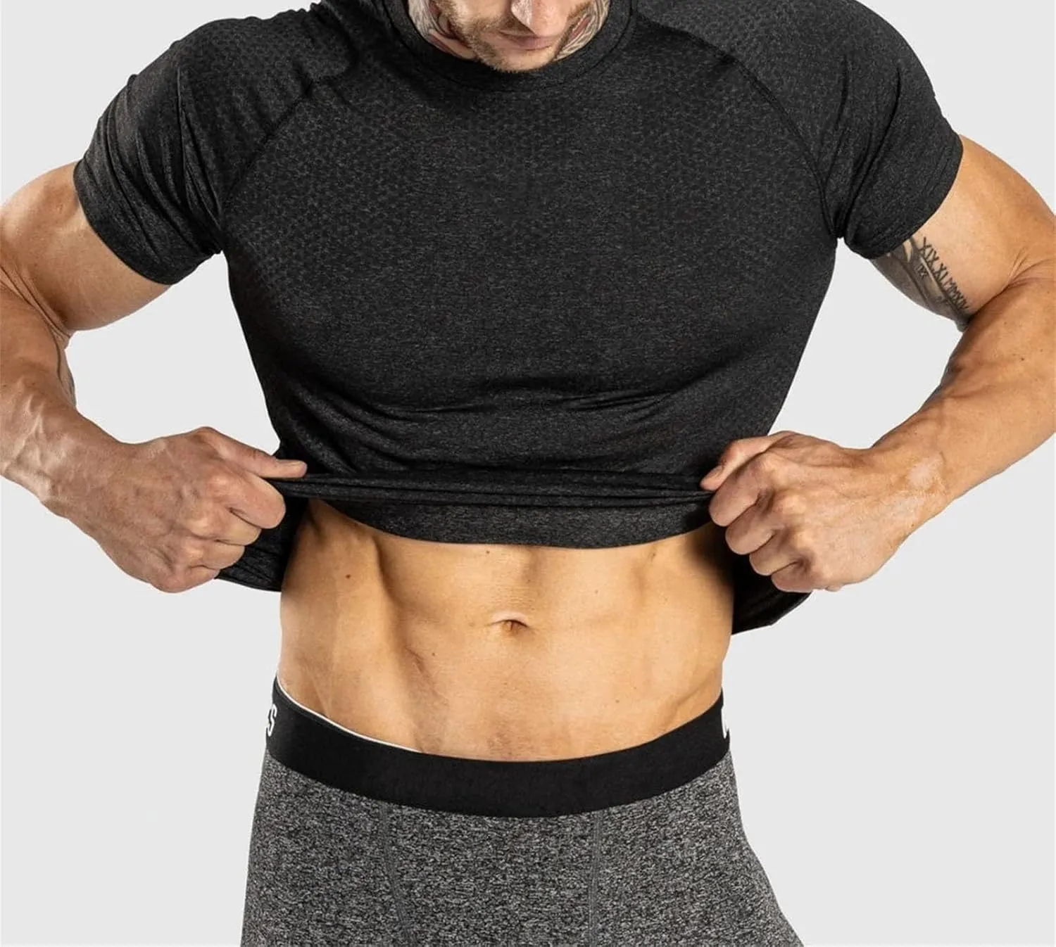 Men's Quick-Dry Compression T-Shirt, Gym Running Tight Sportswear