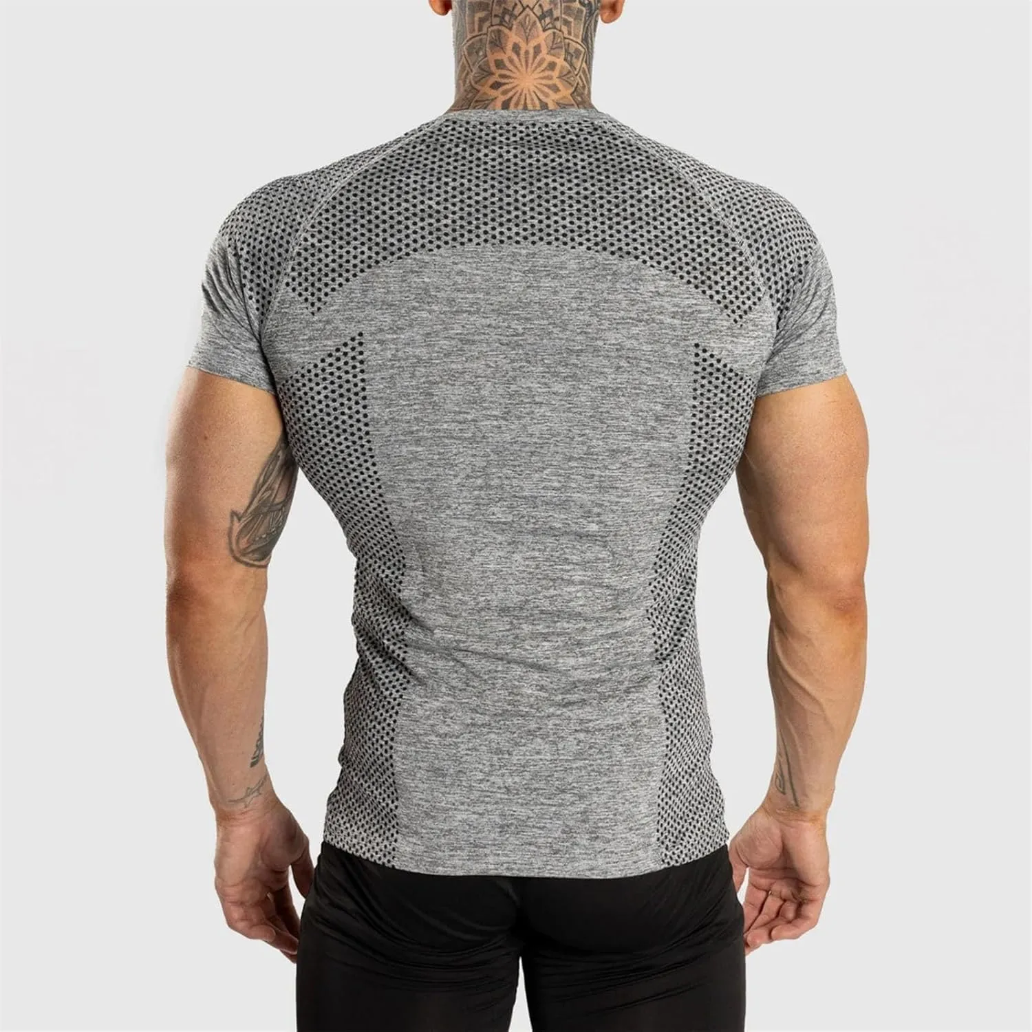 Men's Quick-Dry Compression T-Shirt, Gym Running Tight Sportswear