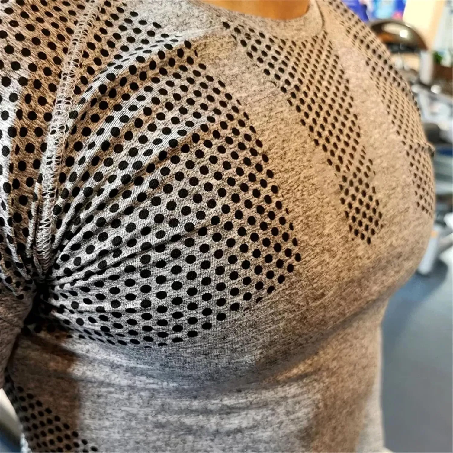 Men's Quick-Dry Compression T-Shirt, Gym Running Tight Sportswear