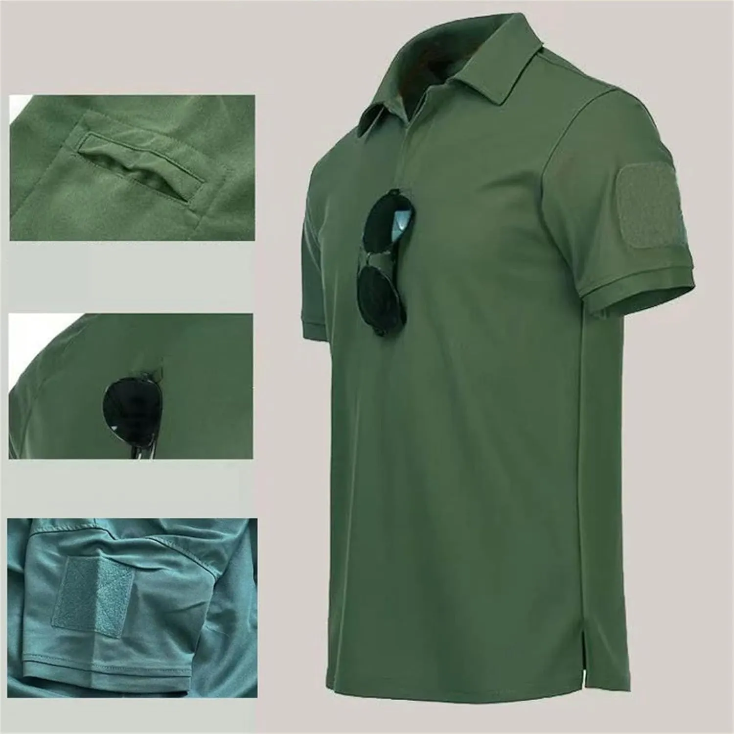 Men's Quick-Dry Training T-Shirt, Gym & Outdoor Summer Fitness