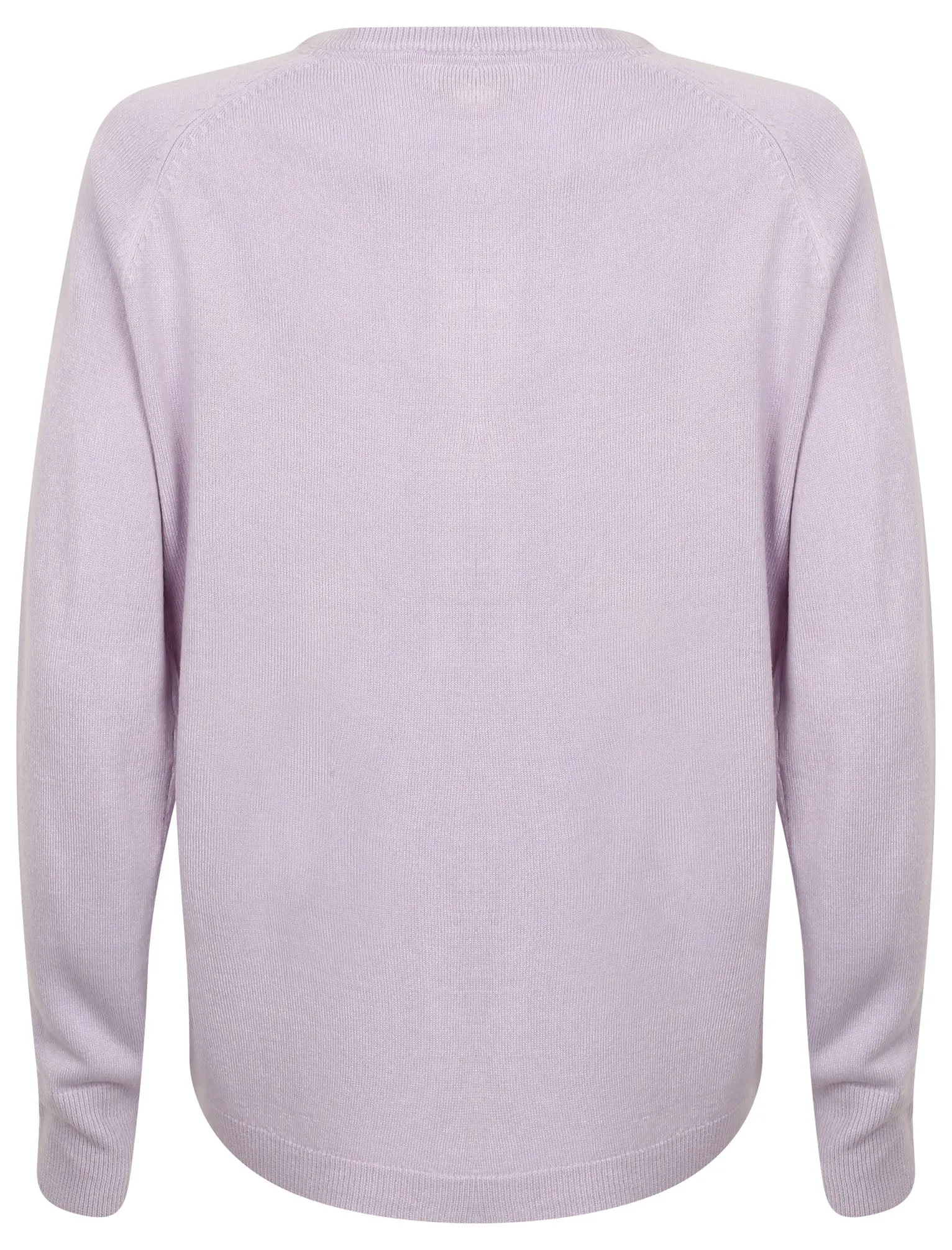 Mondarian Button Up Cardigan in Soft Lilac - Plum Tree