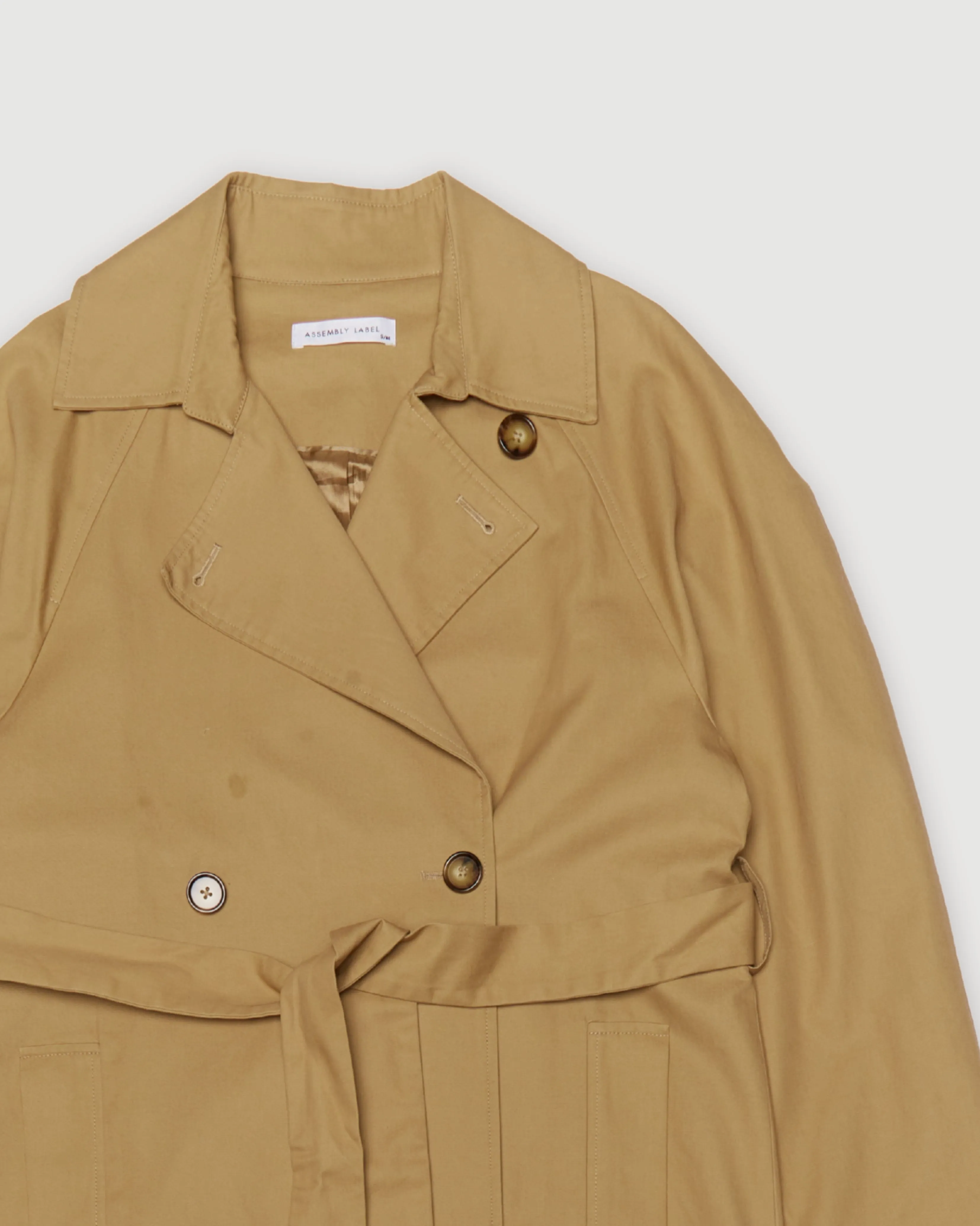 Re-Worn Cotton Trench