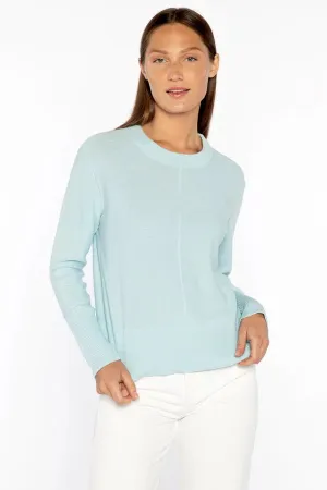 Rib Trim Crew Sweater