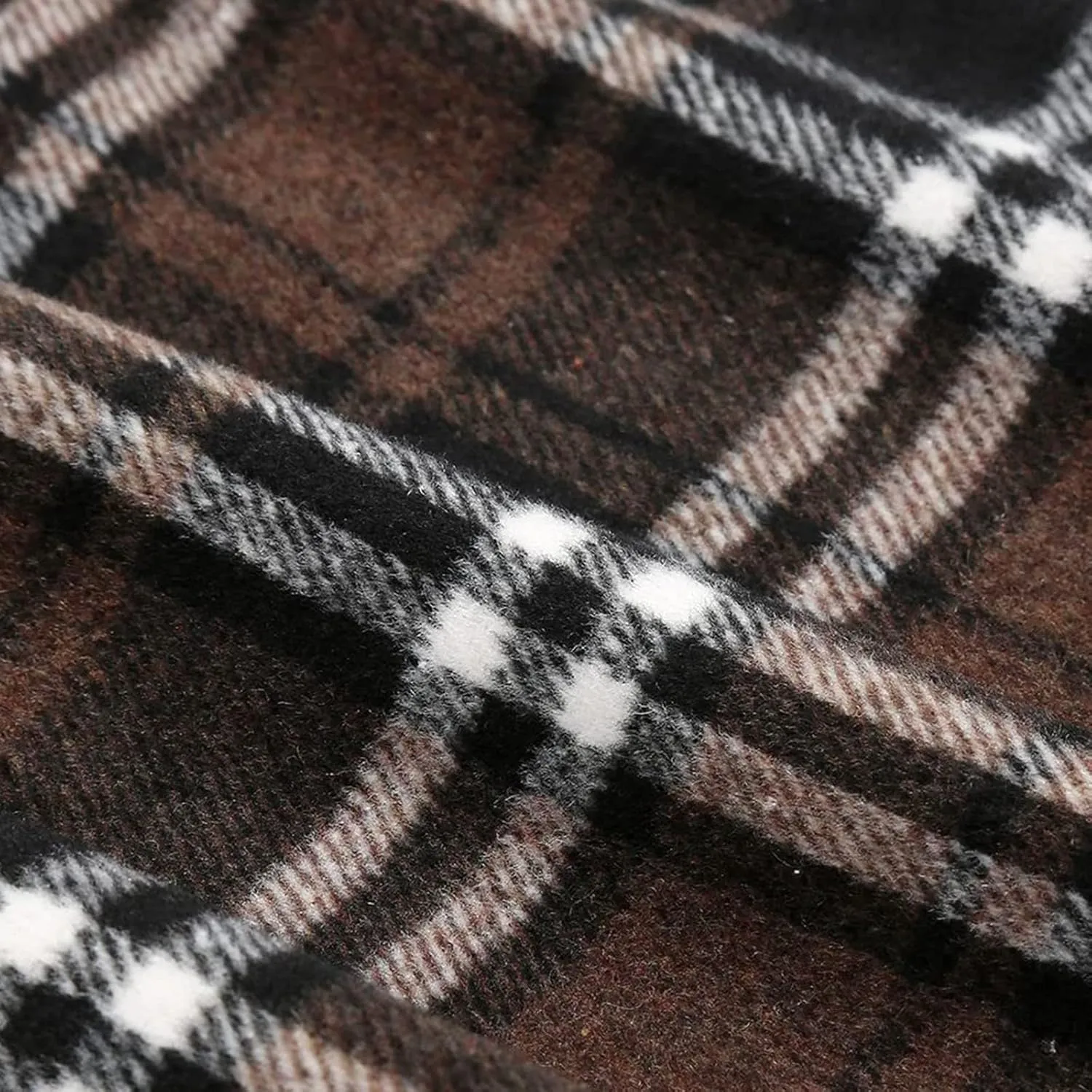 Skirt for Women Pencil Plaid Skirts Fall Winter High Waisted Bodycon Knee Length Wool Midi Skirt