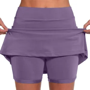 Skorts for Women with Pockets High Waist Tummy Control Women's Yoga Shorts Dressy Casual Athletic Tennis Mini Skirts