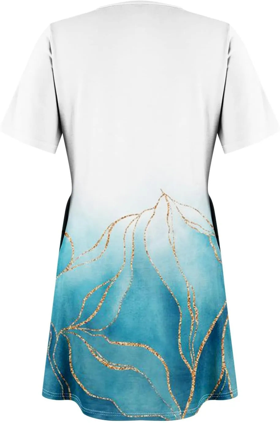Summer Dresses for Women 2025 Square Neck Pleated Front Mini Dress Boho Floral Printed Beach Party Sundress