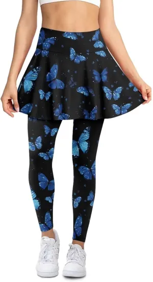 Tennis Skirts for Women Athletic Skirt with Leggings Winter Golf Clothes for Women Pickleball Outfits for Women XS-3X