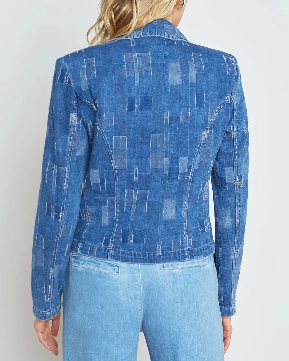 Wayne Crop Denim Jacket in Tucson