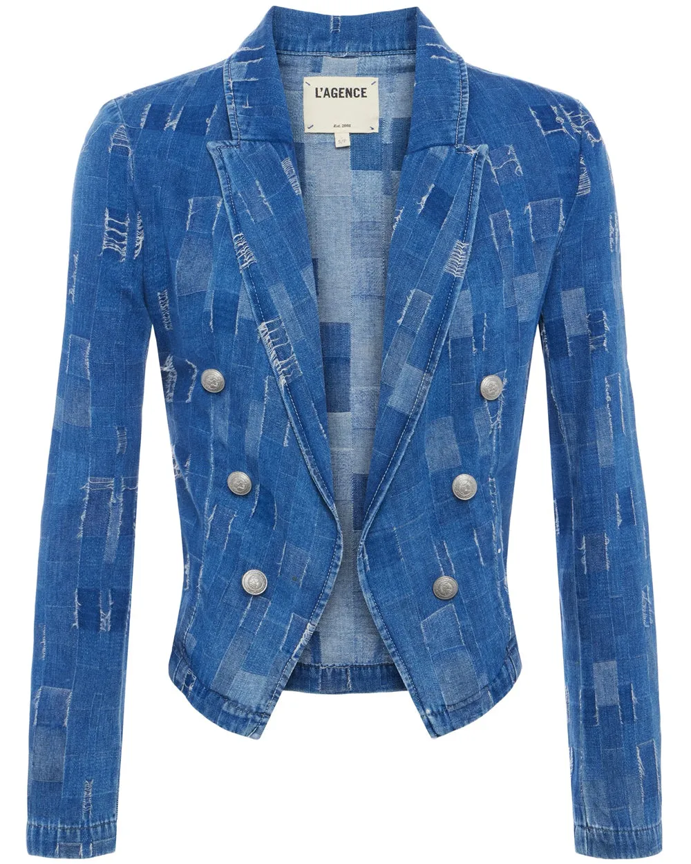 Wayne Crop Denim Jacket in Tucson