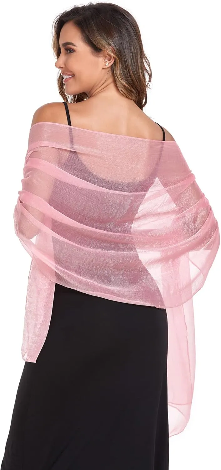Women Shawls and Wraps for Evening Dress Lightweight Scarf Wedding Guest Shawl Wrap Bridesmaid Scarves