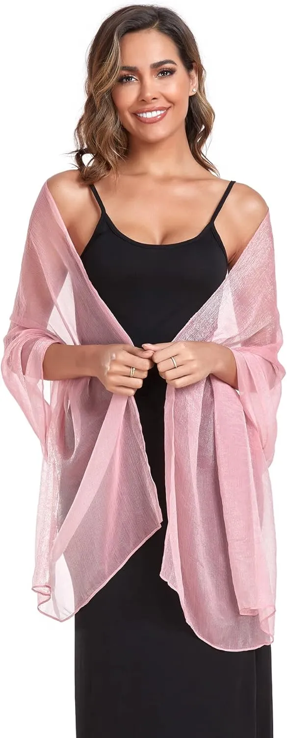 Women Shawls and Wraps for Evening Dress Lightweight Scarf Wedding Guest Shawl Wrap Bridesmaid Scarves