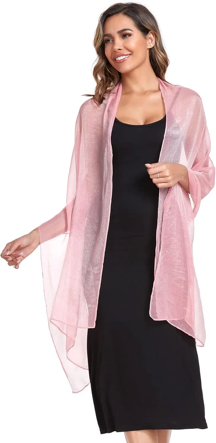 Women Shawls and Wraps for Evening Dress Lightweight Scarf Wedding Guest Shawl Wrap Bridesmaid Scarves