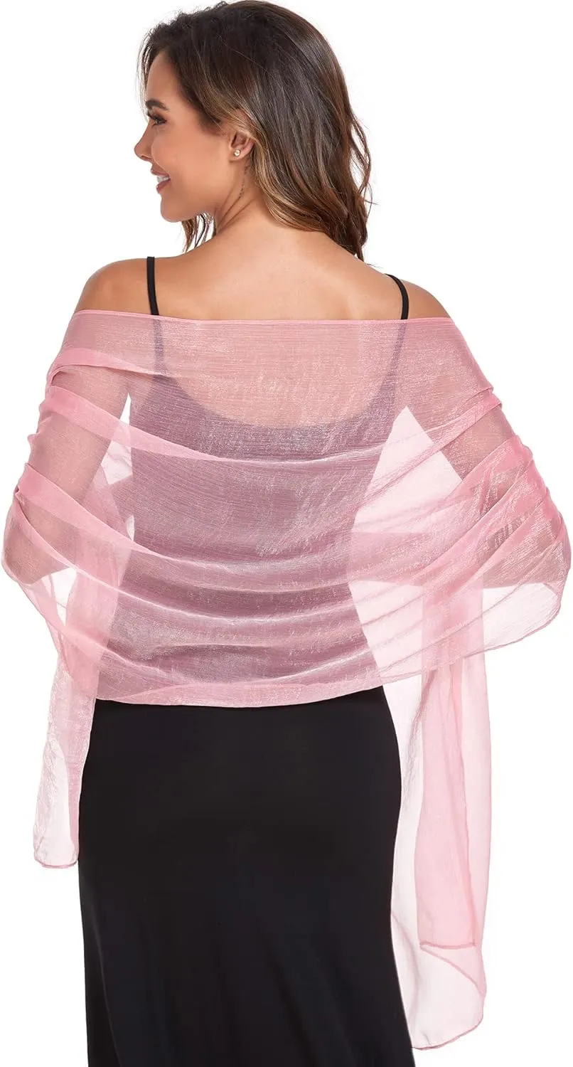 Women Shawls and Wraps for Evening Dress Lightweight Scarf Wedding Guest Shawl Wrap Bridesmaid Scarves