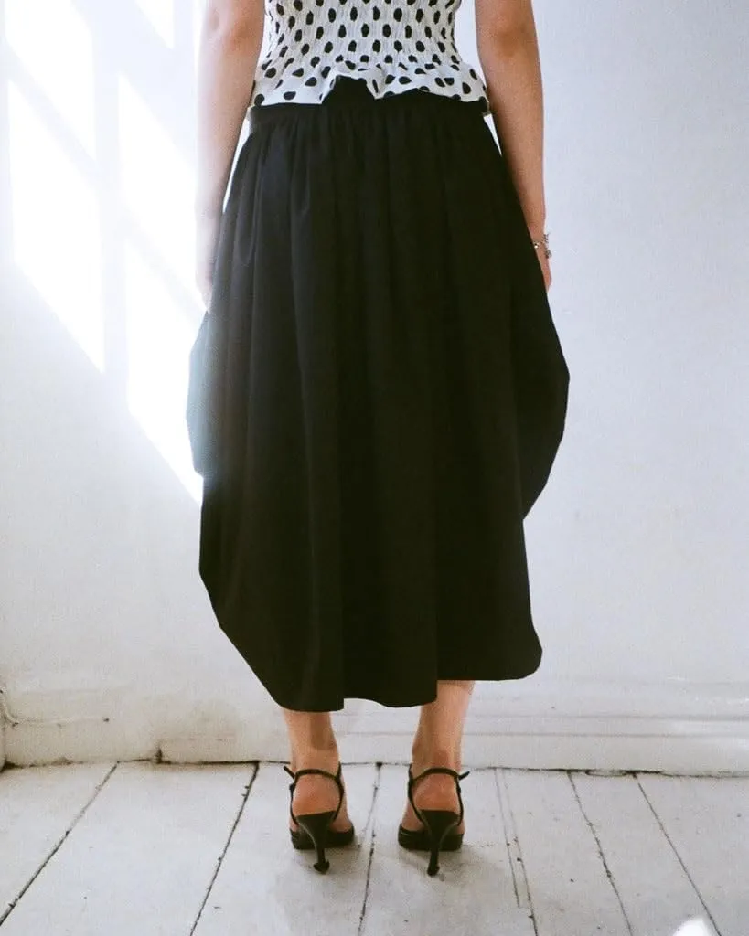 Women Side Drawstring Ruched Maxi Skirts A-Line Ruffle Pleated Bow Tie Long Skirt Low Rise Smocked Flowy Midi Skirt