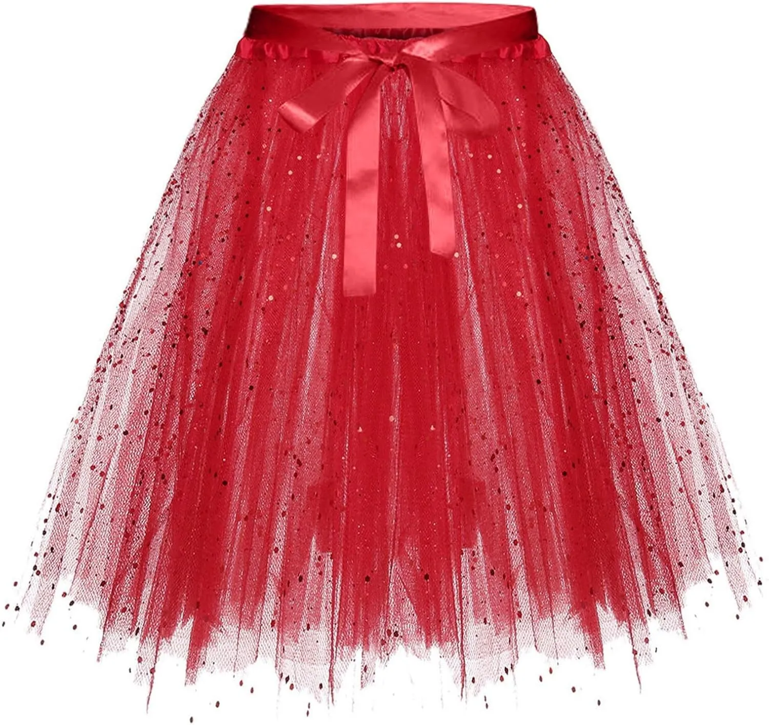 Women's Adult A-line Tutu Skirt 2025 50s Bridesmaid Petticoat Vintage Ballet Dance Skirts for Cosplay Party
