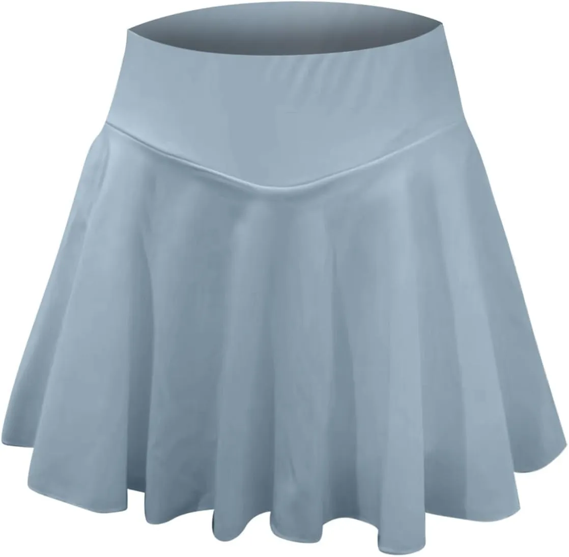 Womens Tennis Skirt Summer Golf Skorts with Pocket High Waisted Flowy Athletic Skirts Pleated Mini Skirt with Shorts