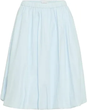 Women's Y2k Bubble Long Skirt High Waisted Lantern Puffy Skirt Summer Ruffle Hem A Line Balloon Skirts