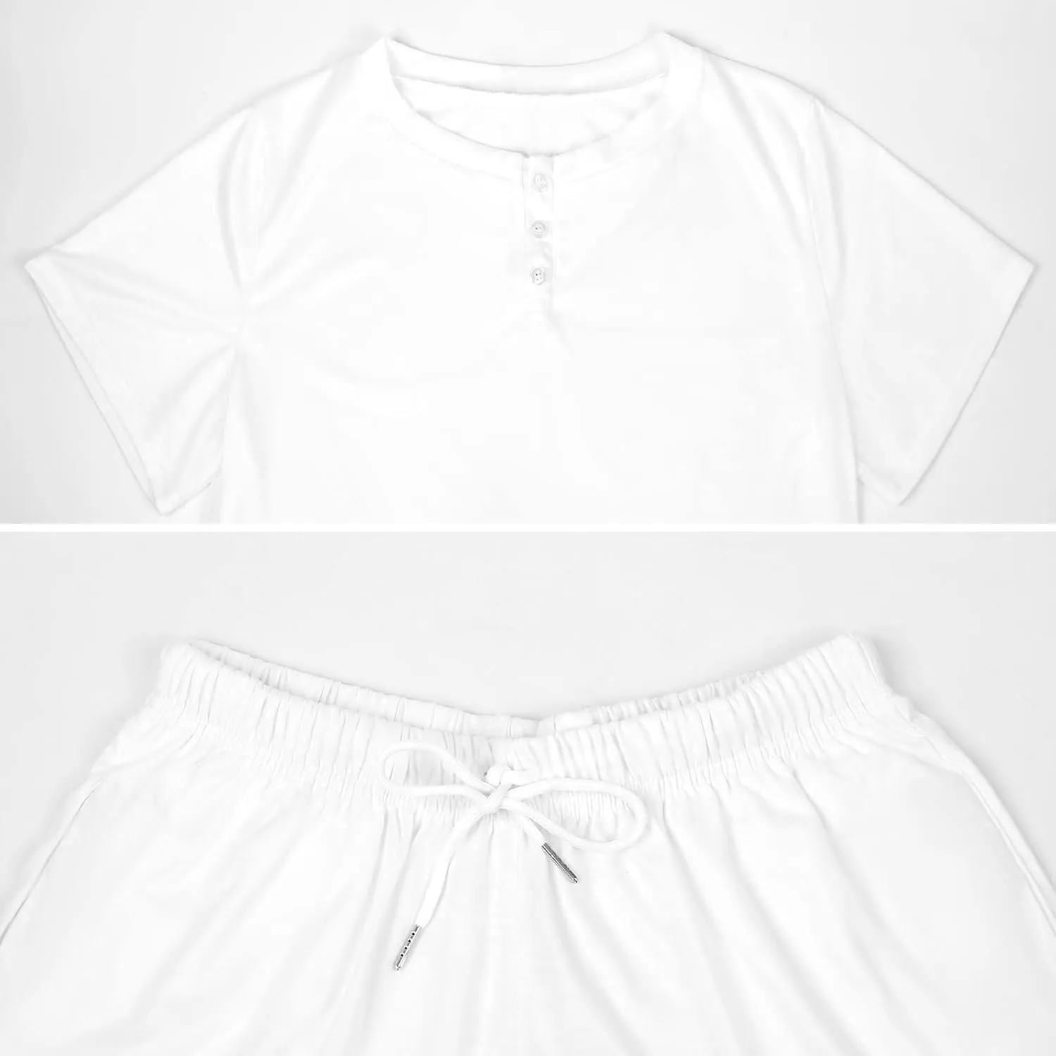 World's Best Mom Women's Pajamas Set 2 Piece Short Sleeve Shirt And Shorts Loungewear Sleepwear