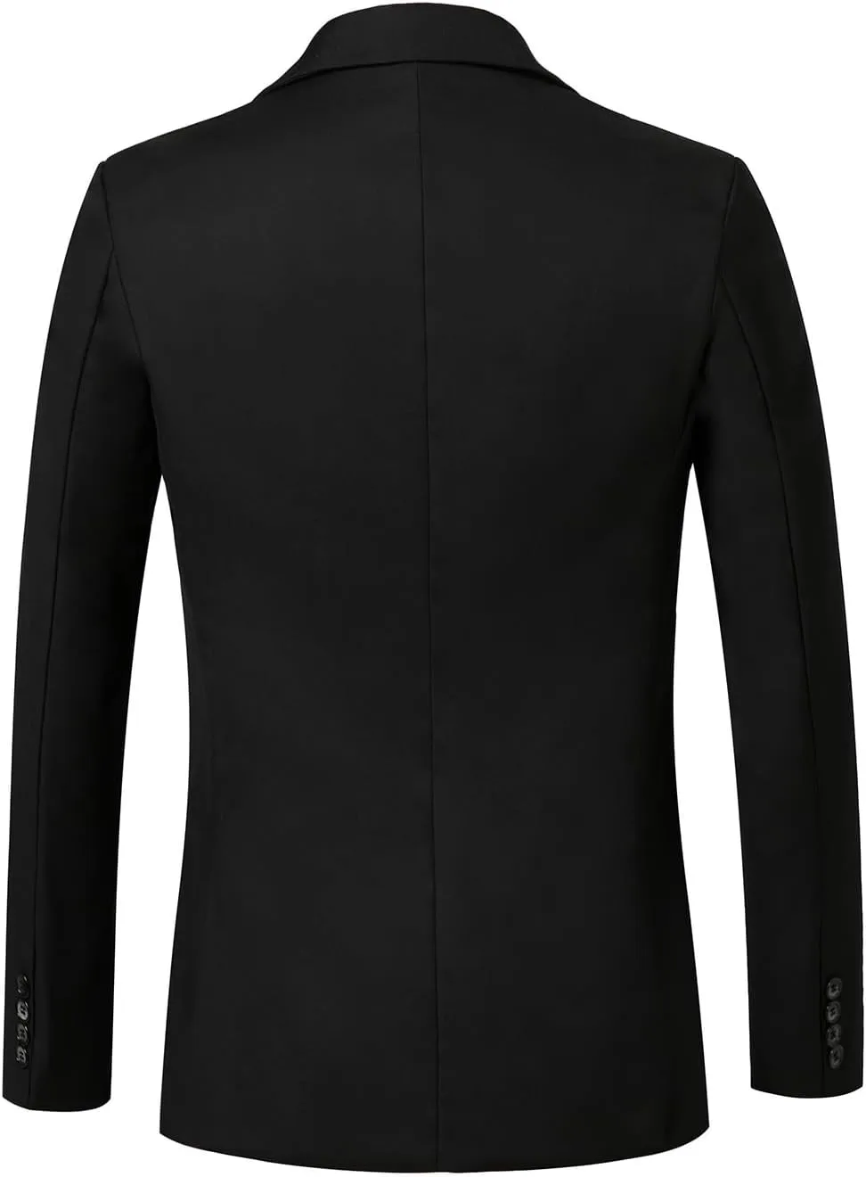 WZIKAI Mens Tuxedo Jacket Slim Fit One Button Solid Blazer Dress Suit for Wedding Prom Dinner Party