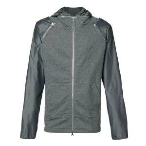 ZIP SLEEVE HOODIE - GRAY